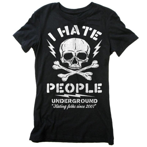 I Hate People - Shady Front / Wholesale Prints, Patches, Buttons, Greetings Cards, New Jersey Apparel, Stickers, Accessories