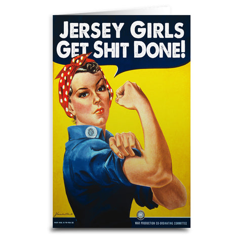 Jersey Girls Get S--t Done Card