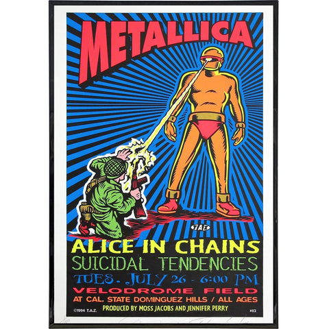 Metallica Velodrome Show Poster Print - Shady Front