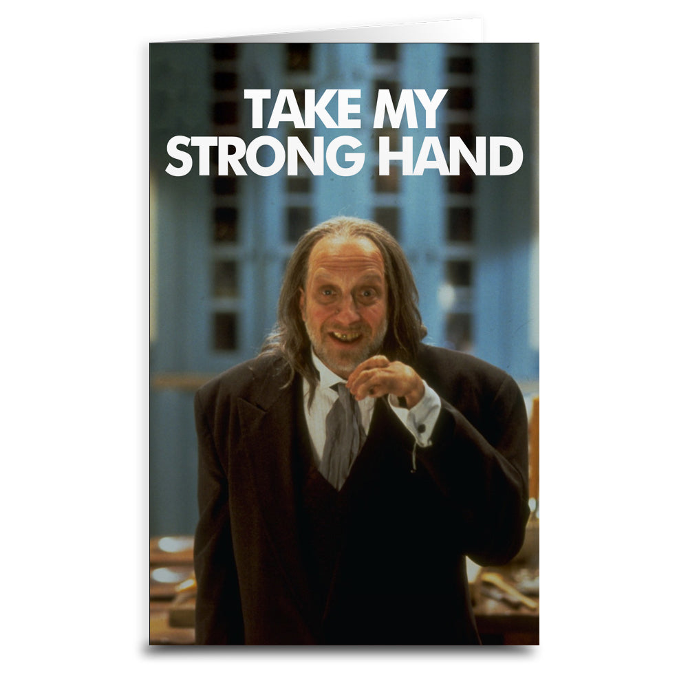 Scary Movie "Take My Strong Hand" Card Shady Front