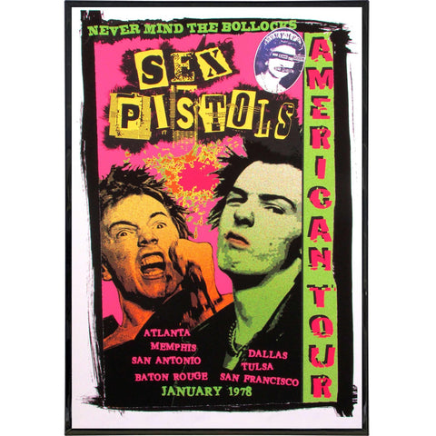 Sex Pistols American Tour Poster Print - Shady Front