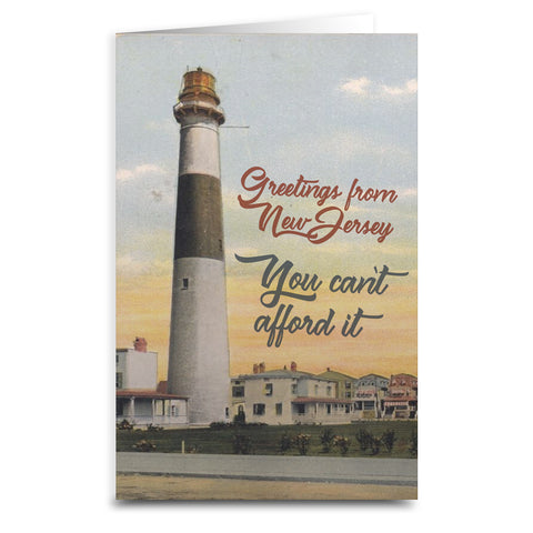 You Can't Afford It Card - Shady Front / Wholesale Prints, Patches, Buttons, Greetings Cards, New Jersey Apparel, Stickers, Accessories