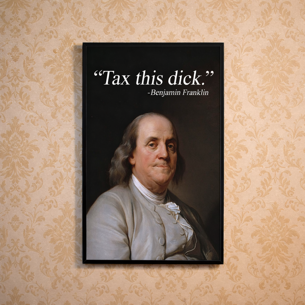 Tax This D-ck Print - Shady Front