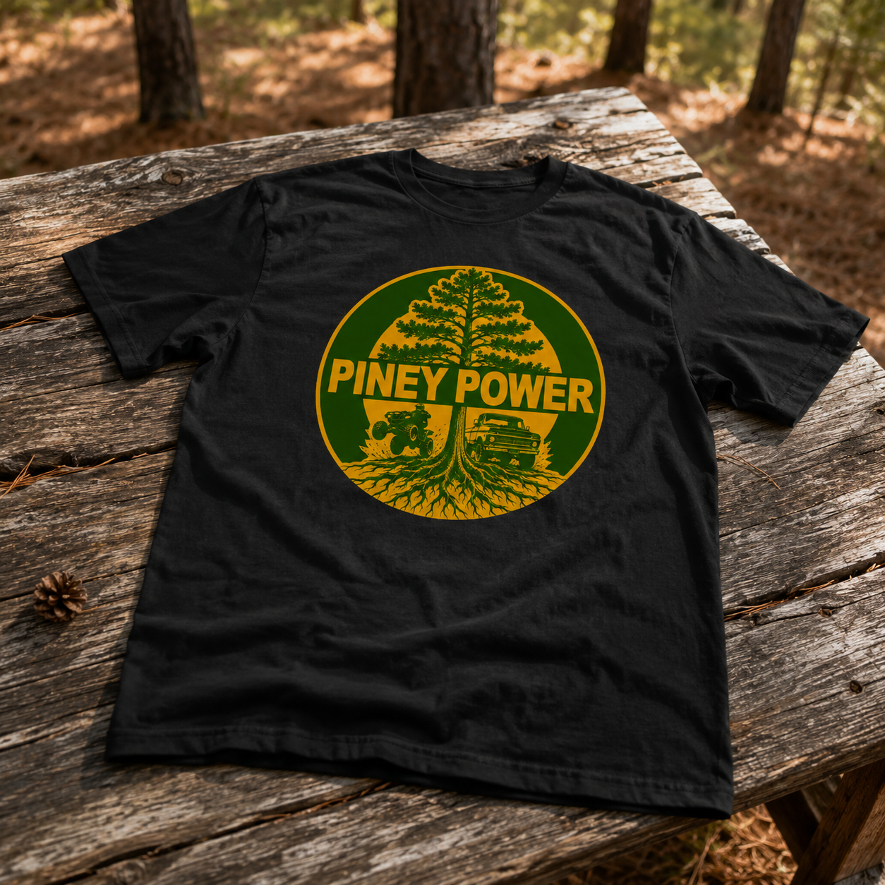 Wholesale Piney Power T-Shirt - Shady Front
