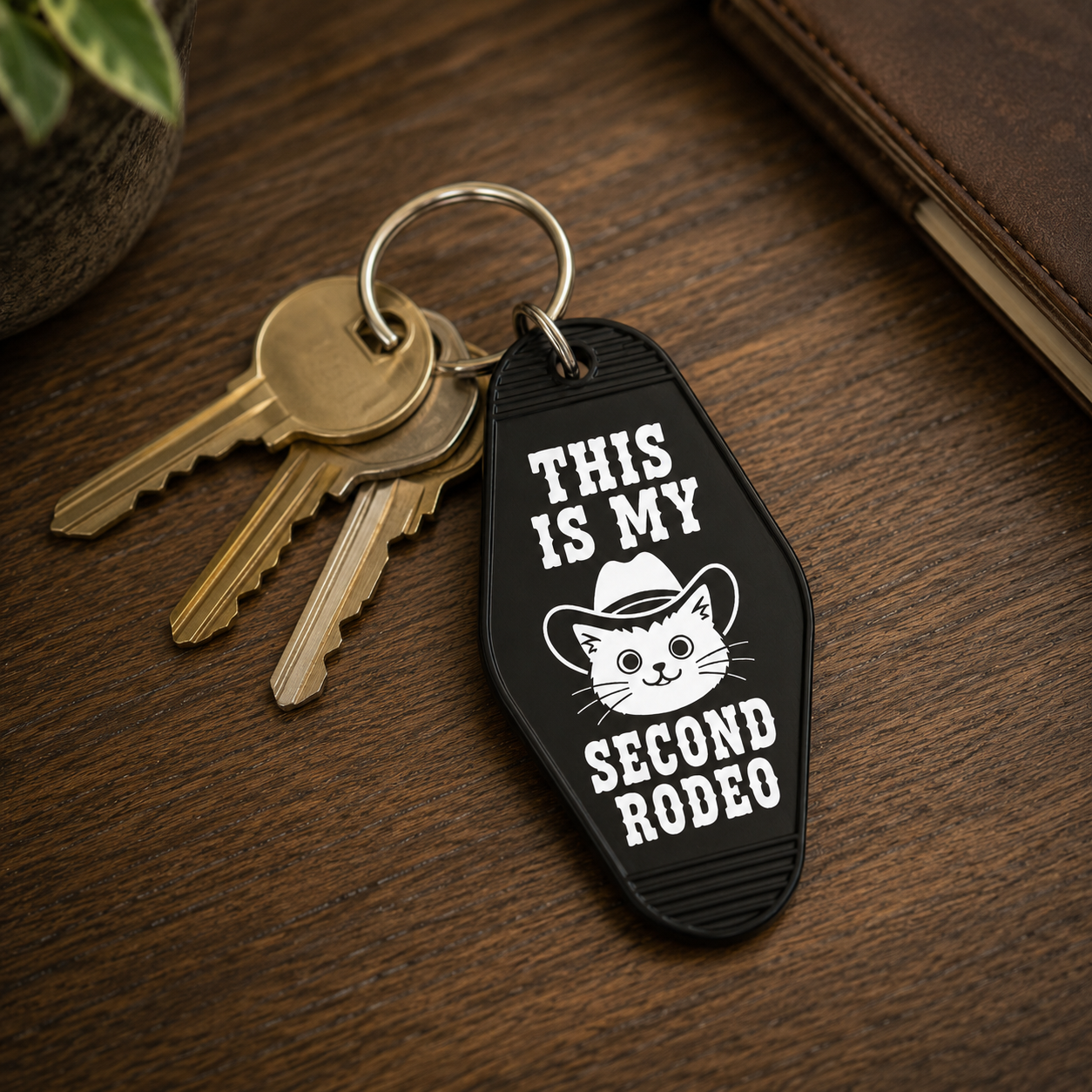Wholesale This is My Second Rodeo Room Keychain - Shady Front