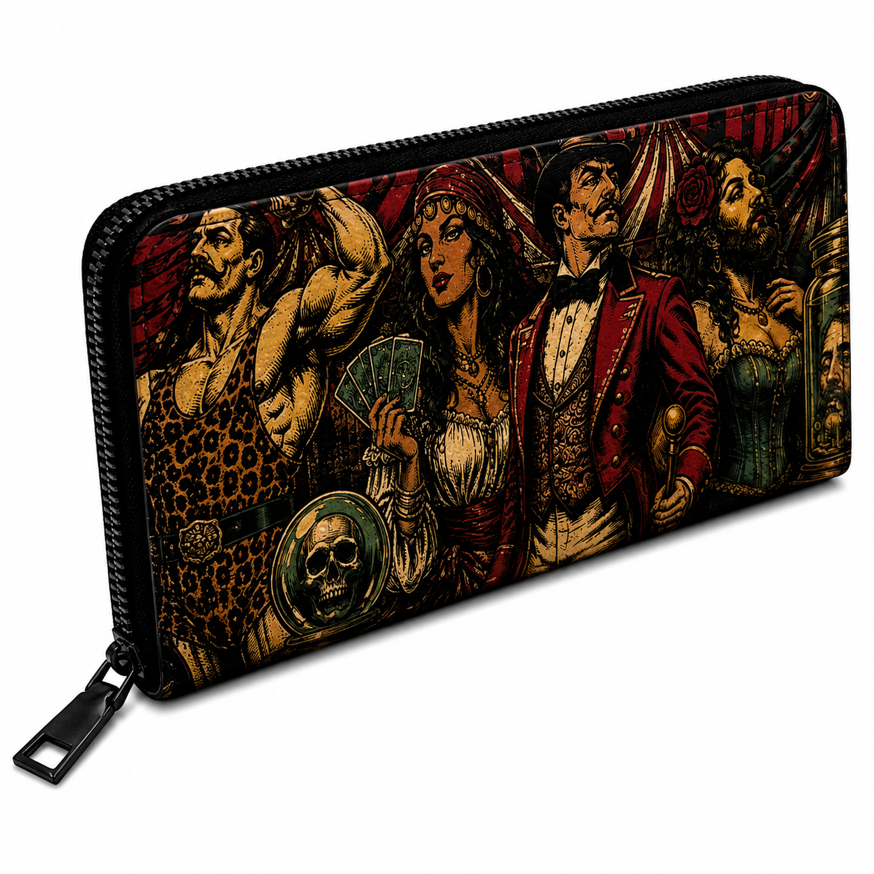 Wholesale Strange and Spectacular Oddities Clutch Wallet - Shady Front