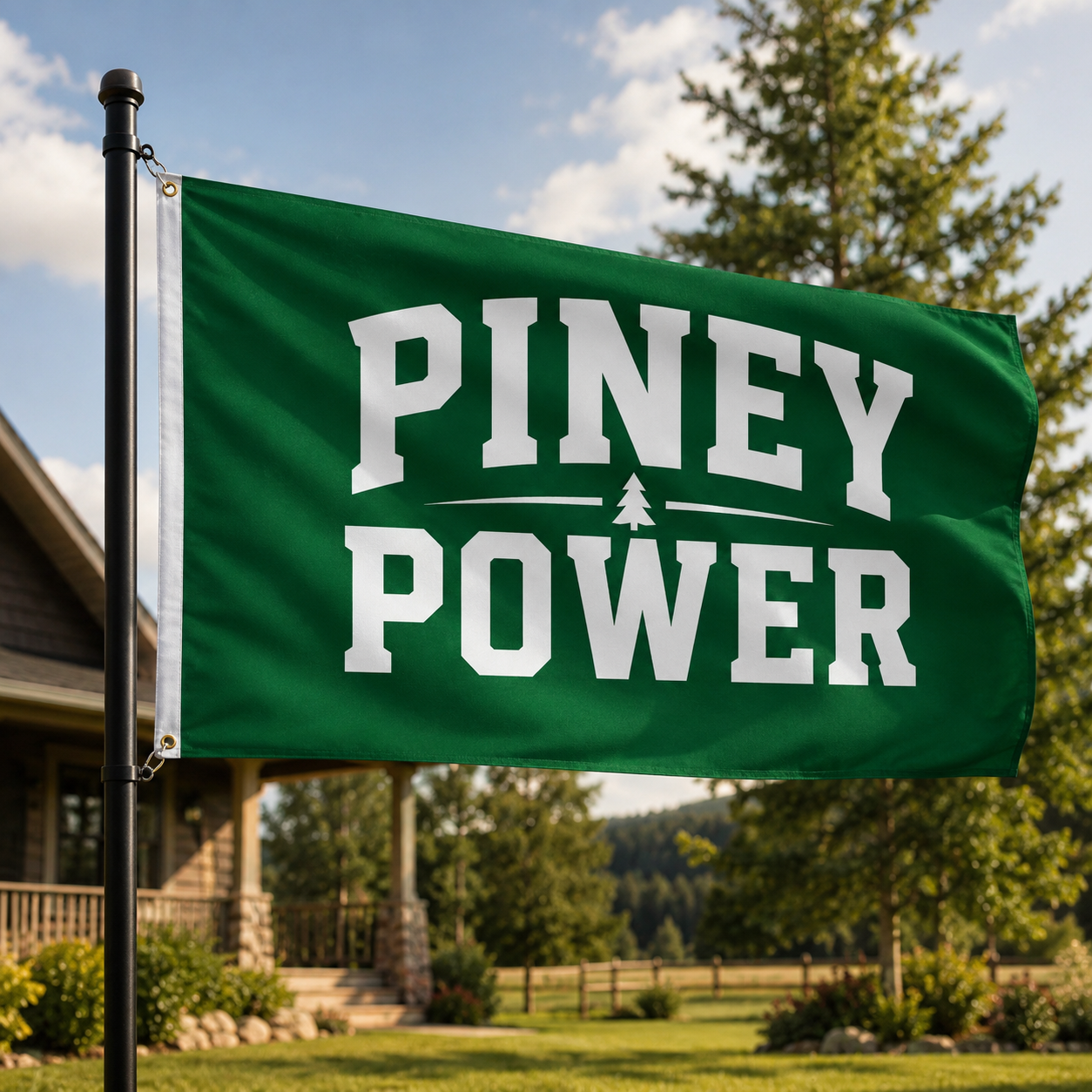 Wholesale Piney Power Flag - Shady Front