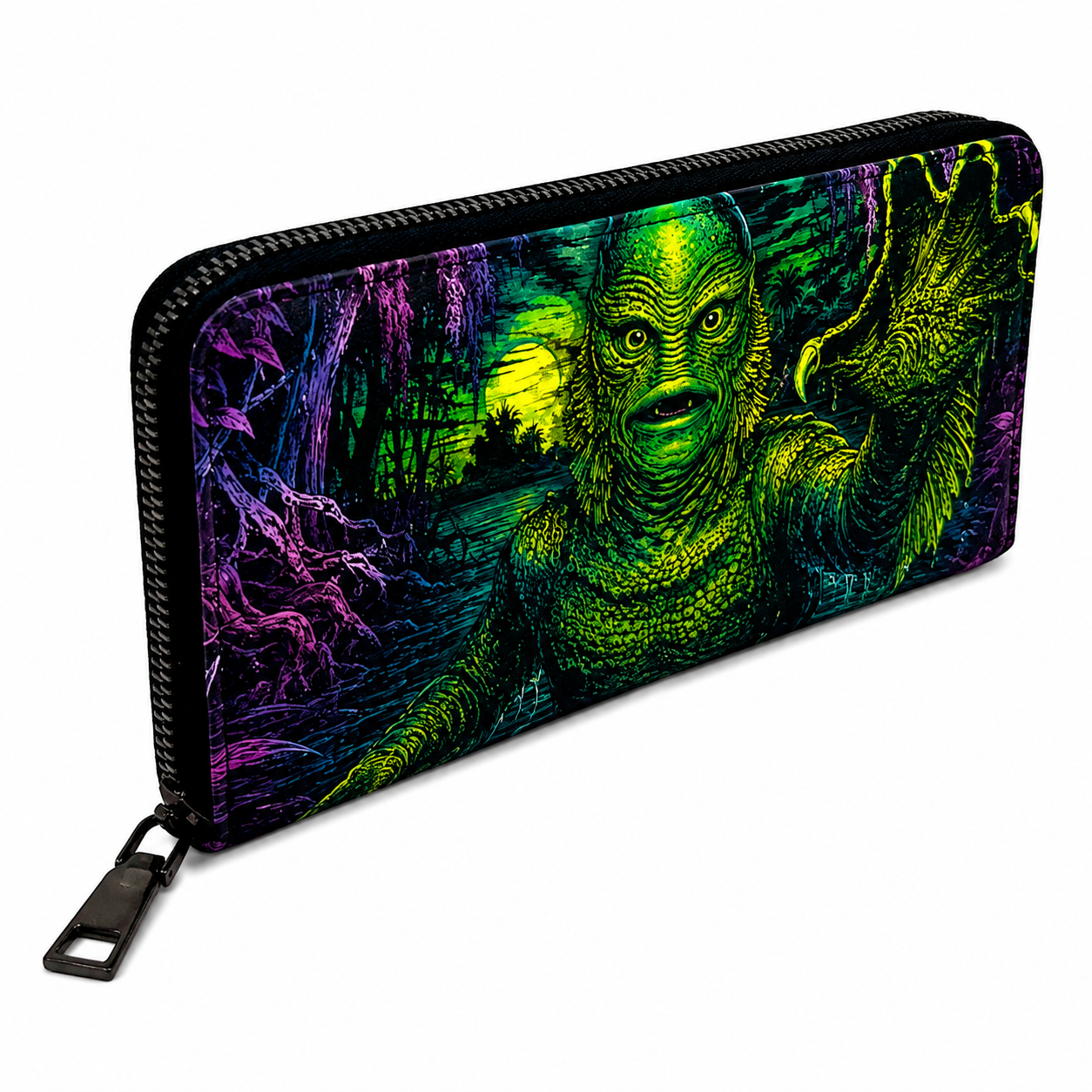 Wholesale Creature from the Black Lagoon Clutch Wallet - Shady Front