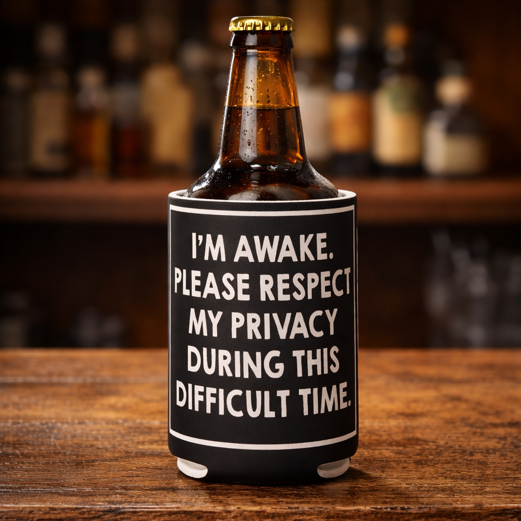 I'm Awake Please Respect My Privacy Can Cooler - Shady Front