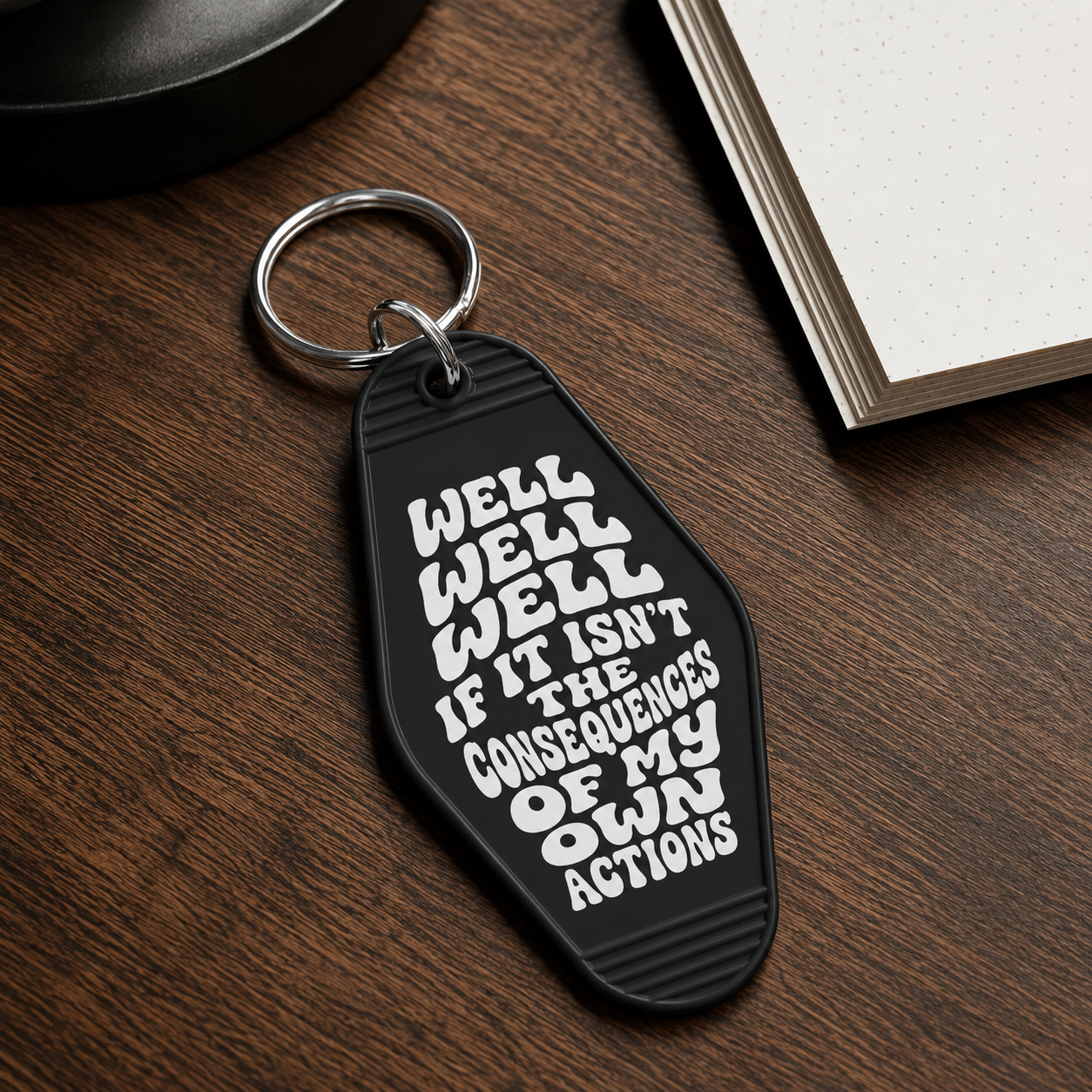 Wholesale Well If It Isn't the Consequences Room Keychain - Shady Front