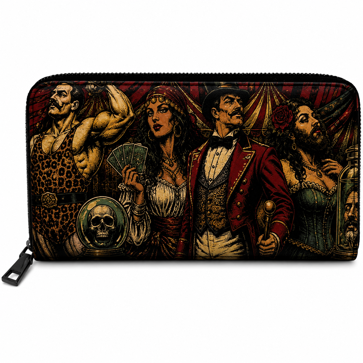 Wholesale Strange and Spectacular Oddities Clutch Wallet - Shady Front