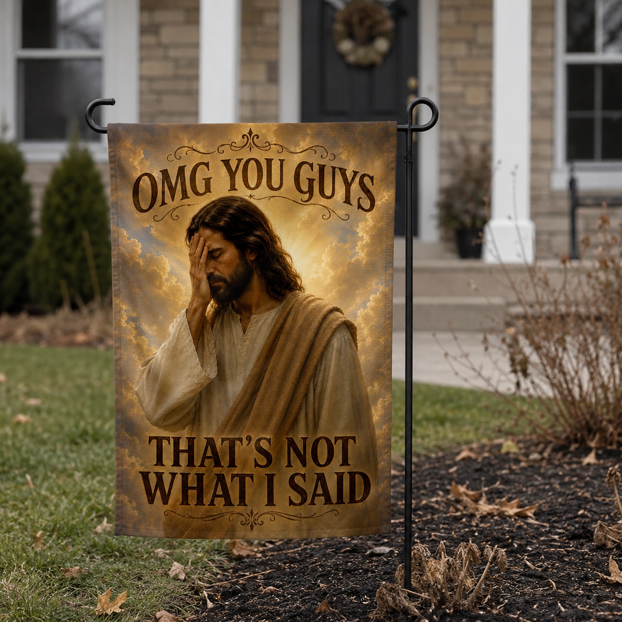 Wholesale OMG You Guys Garden Flag - Shady Front