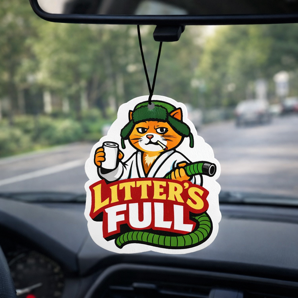 Litters Full Air Freshener - Shady Front