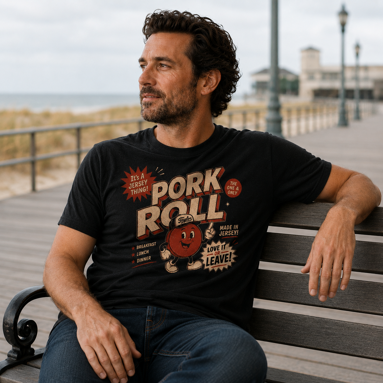 Wholesale Pork Roll, The One and Only T-Shirt - Shady Front
