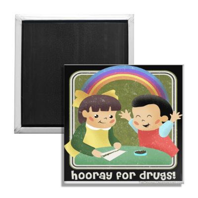 Hooray for Drugs Fridge Magnet Wholesale Supplier - Shady Front