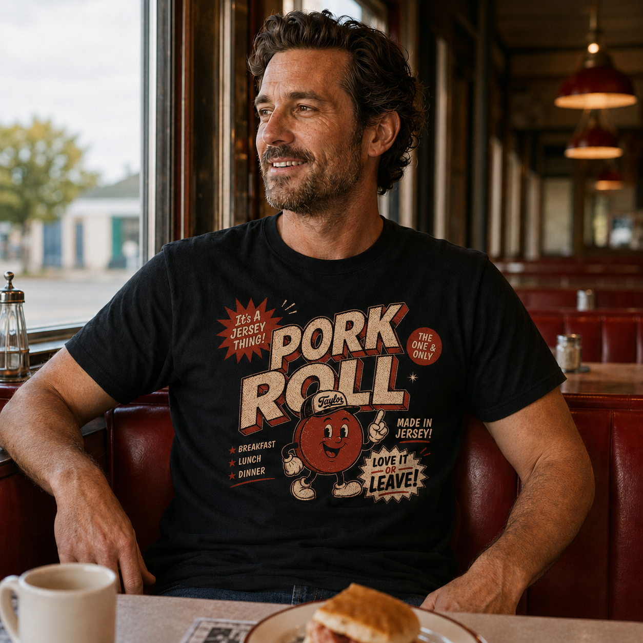 Wholesale Pork Roll, The One and Only T-Shirt - Shady Front