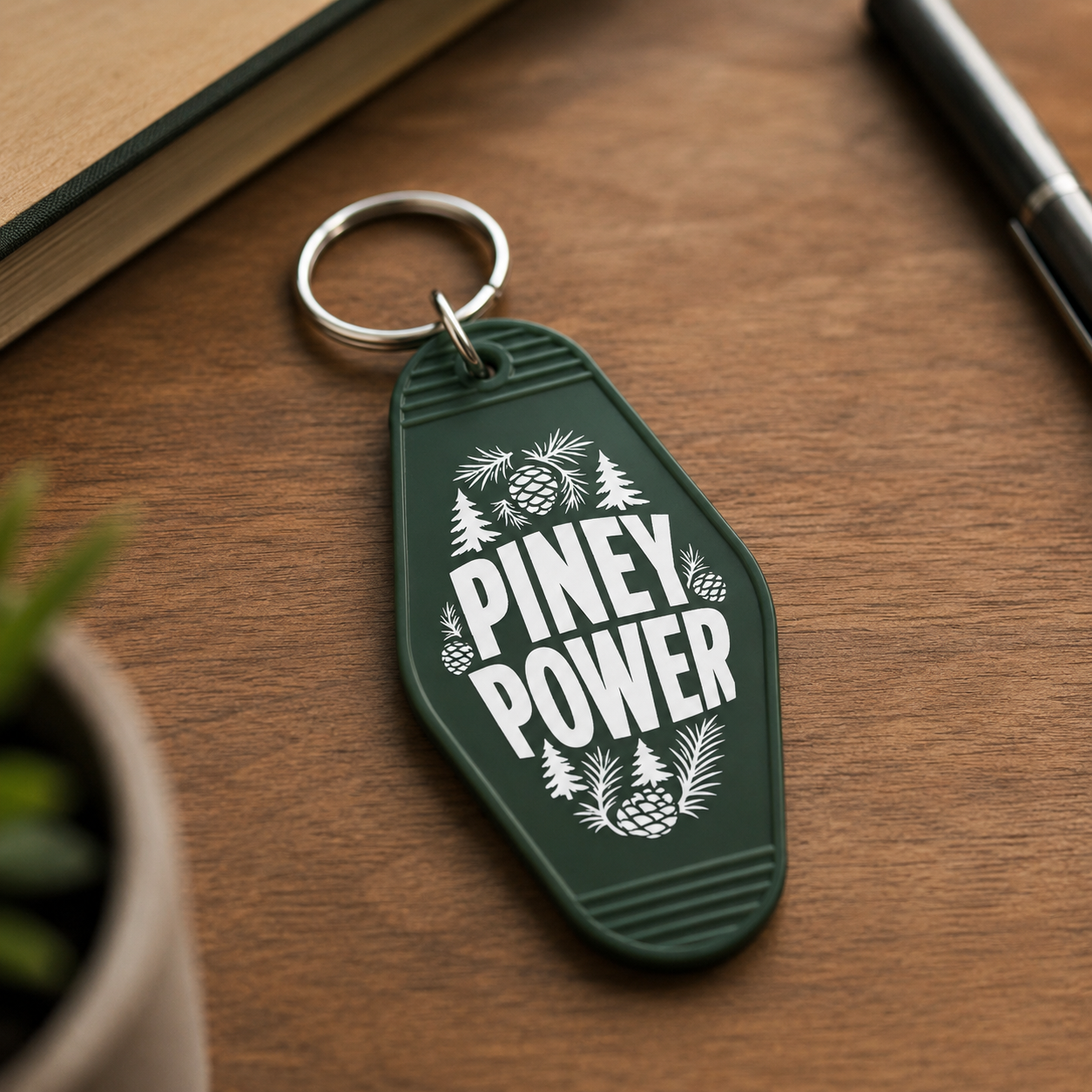 Wholesale Piney Power Room Keychain - Shady Front