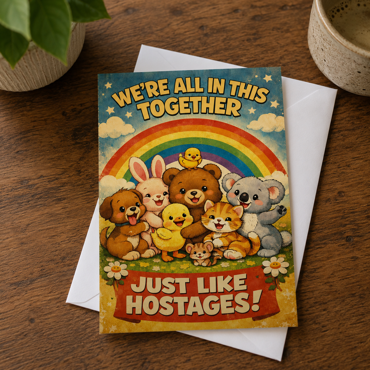 Wholesale We're In This Together Like Hostages Card - Shady Front