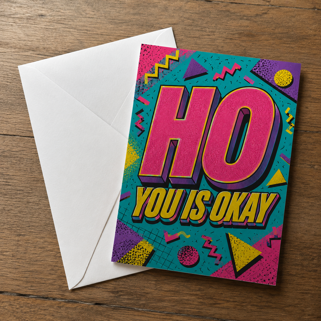 Wholesale Ho You Is Okay Greeting Card - Shady Front
