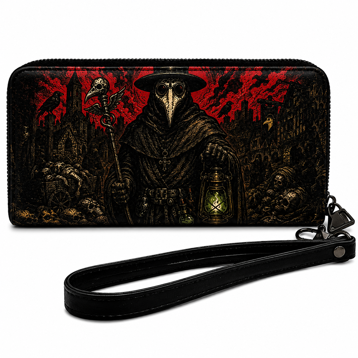Wholesale The Black Lantern Clutch Wallet - Shady Front