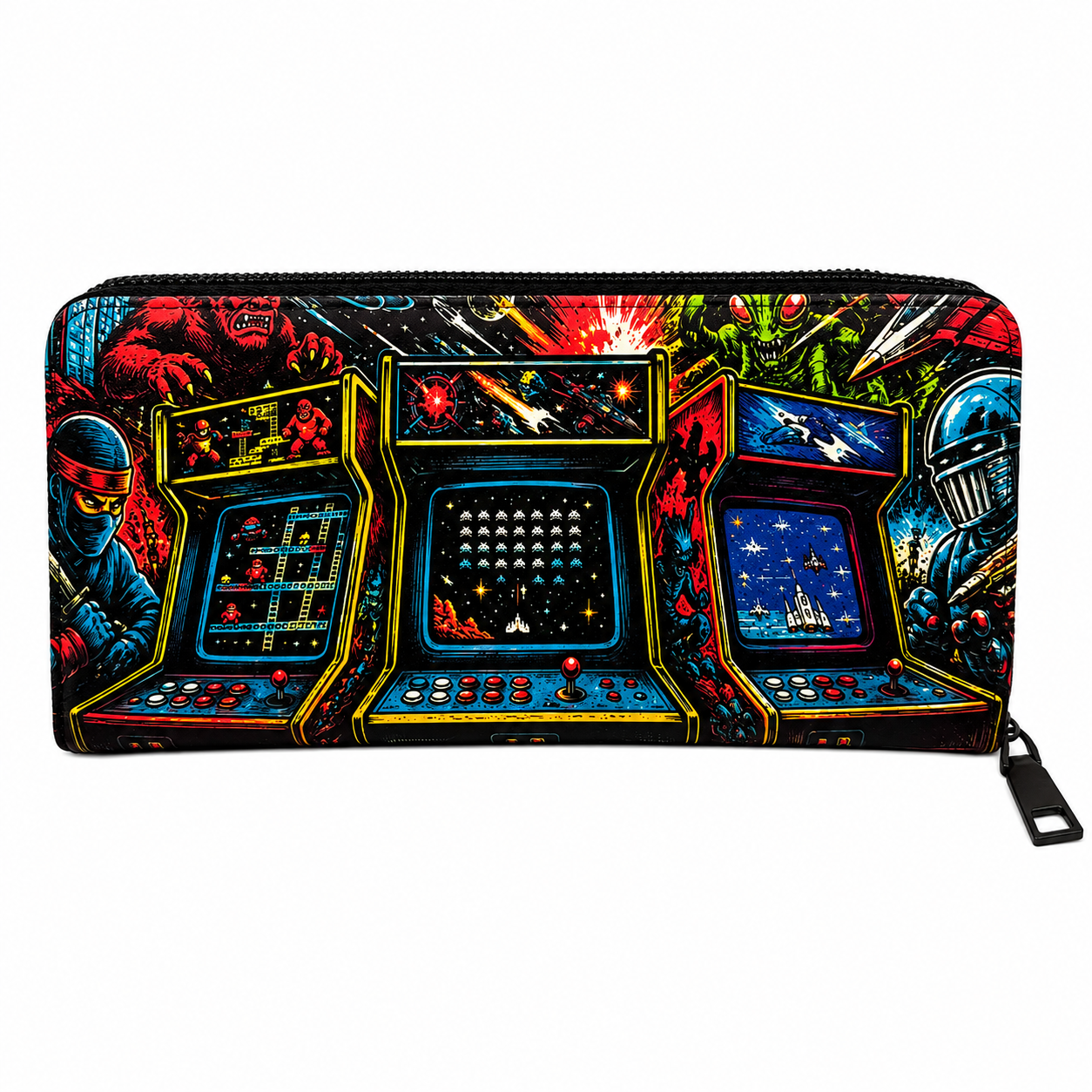 Wholesale Arcade After Dark Clutch Wallet - Shady Front