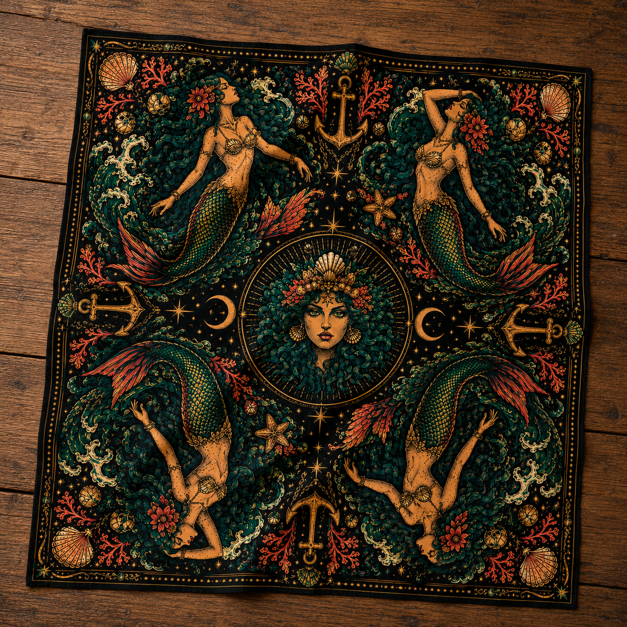 Wholesale The Sirens Call Bandana - Shady Front