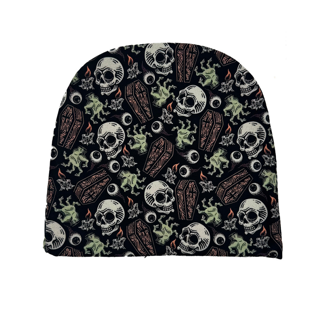 Coffins and Skulls Beanie - Shady Front