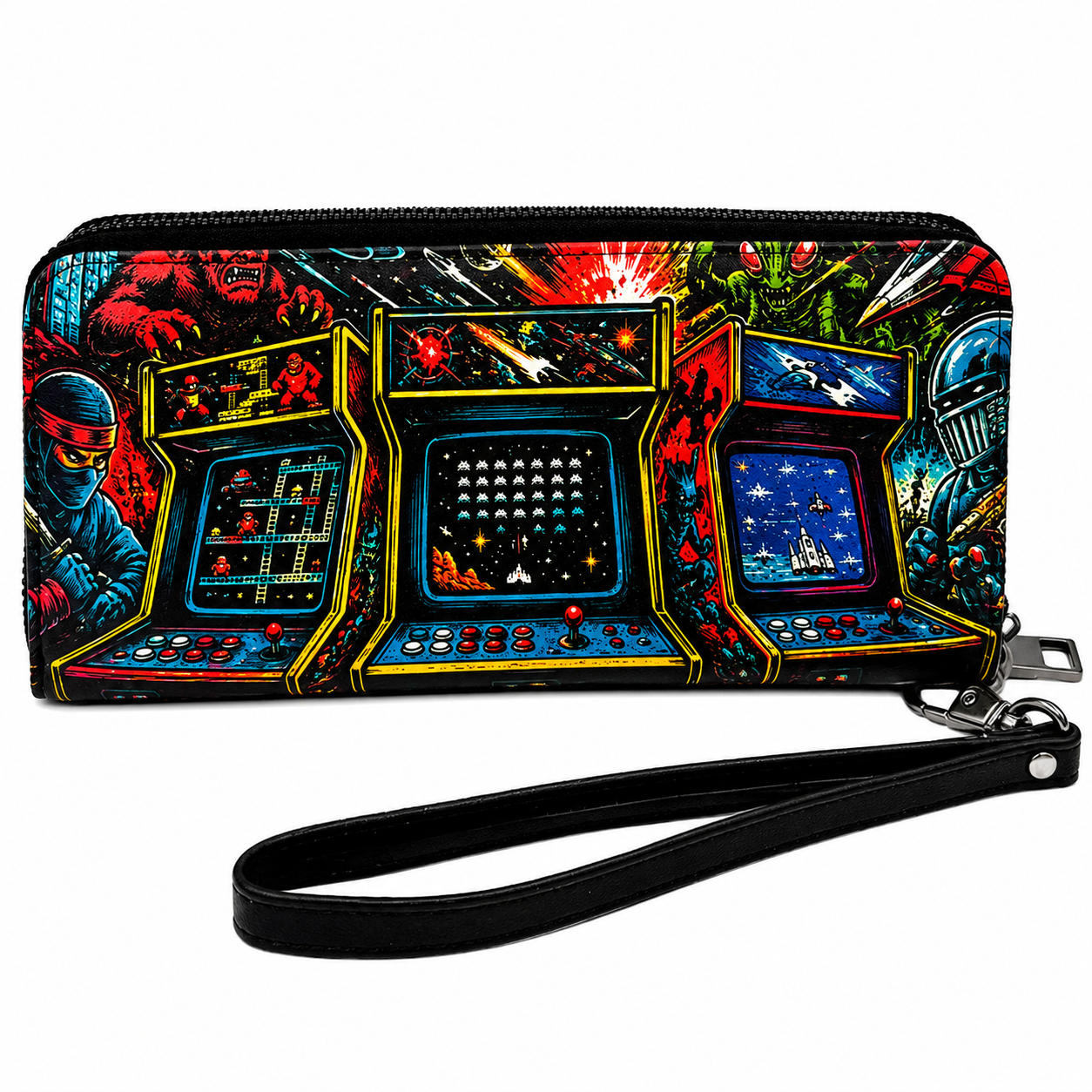 Wholesale Arcade After Dark Clutch Wallet - Shady Front