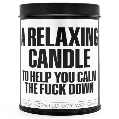 A Relaxing Candle to Calm Scented Candle
