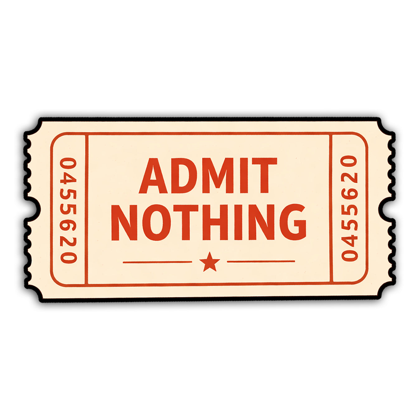 Admit Nothing Sticker - Shady Front