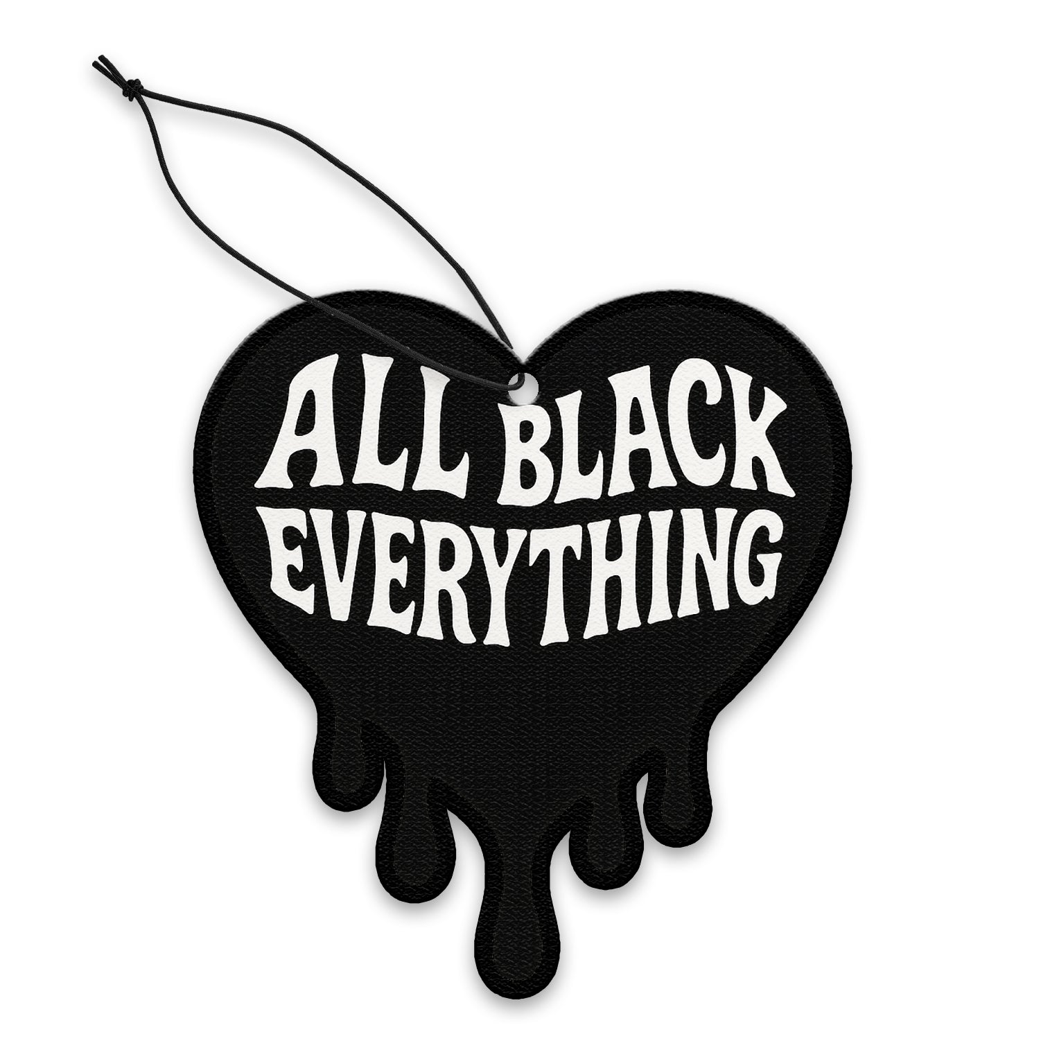 All Black Everything Air Freshener - Shady Front