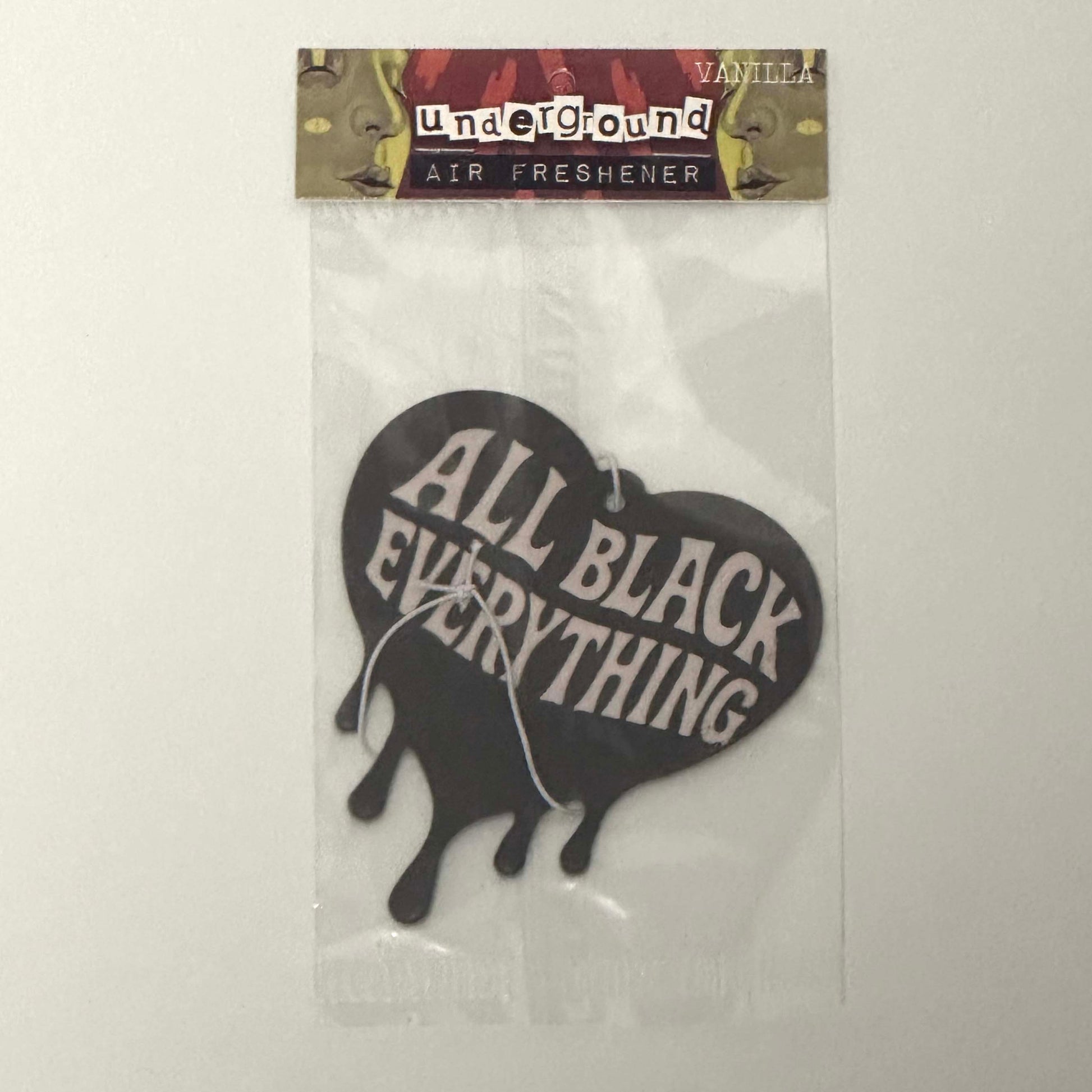 All Black Everything Air Freshener - Shady Front
