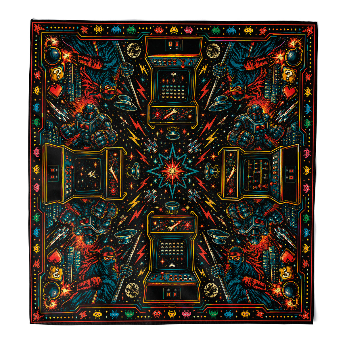 Wholesale Arcade after Dark Bandana - Shady Front