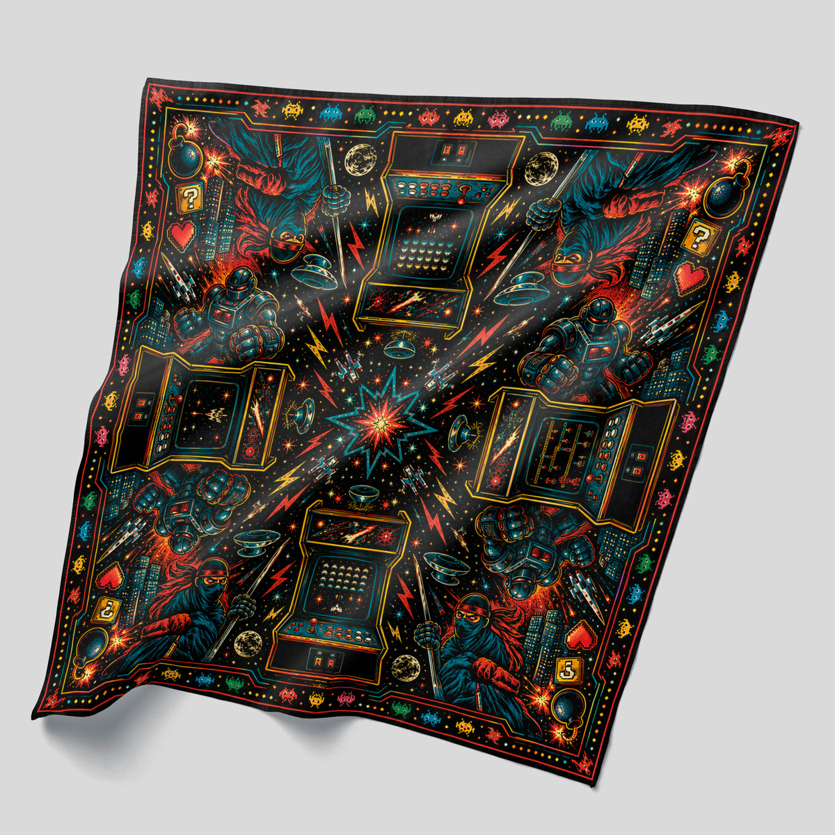 Wholesale Arcade after Dark Bandana - Shady Front