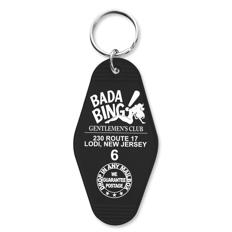 Bada Bing Gentlemen's Club Room Keychain Wholesale Supplier - Shady Front
