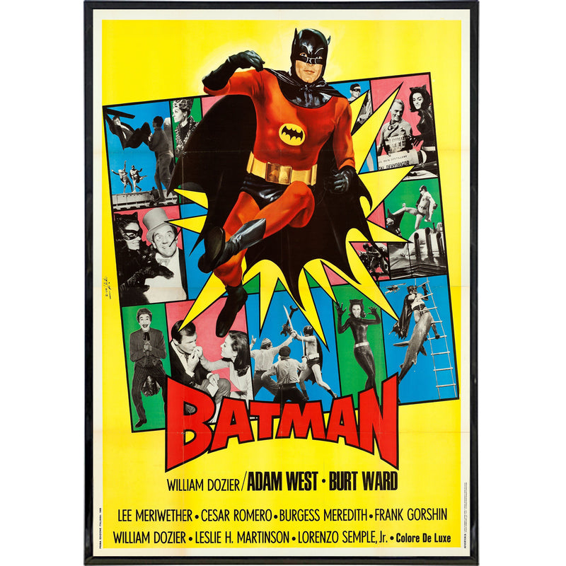 Batman 1966 Italian B-Side Film Poster Print Wholesale Supplier - Shady Front