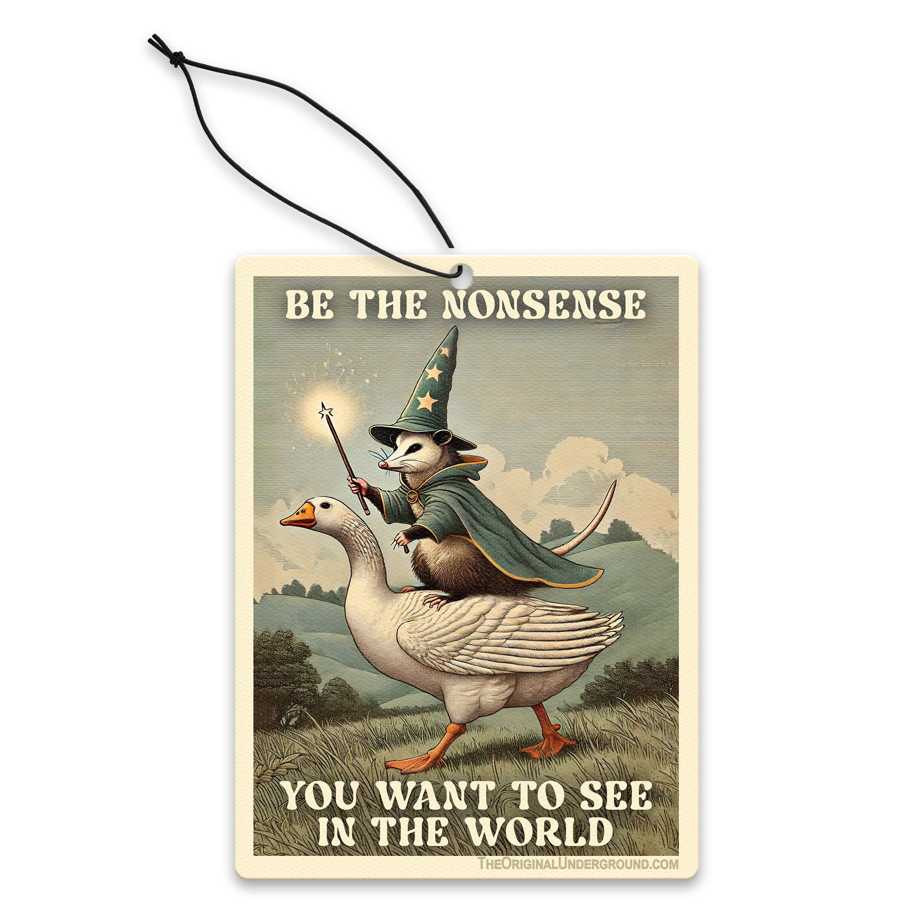 Be the Nonsense You Want to See In the World Air Freshener - Shady Front