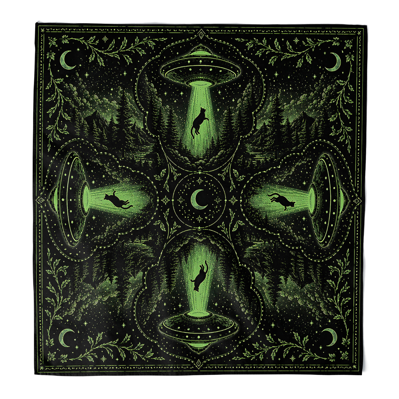 Wholesale Beam Me Up Bandana - Shady Front
