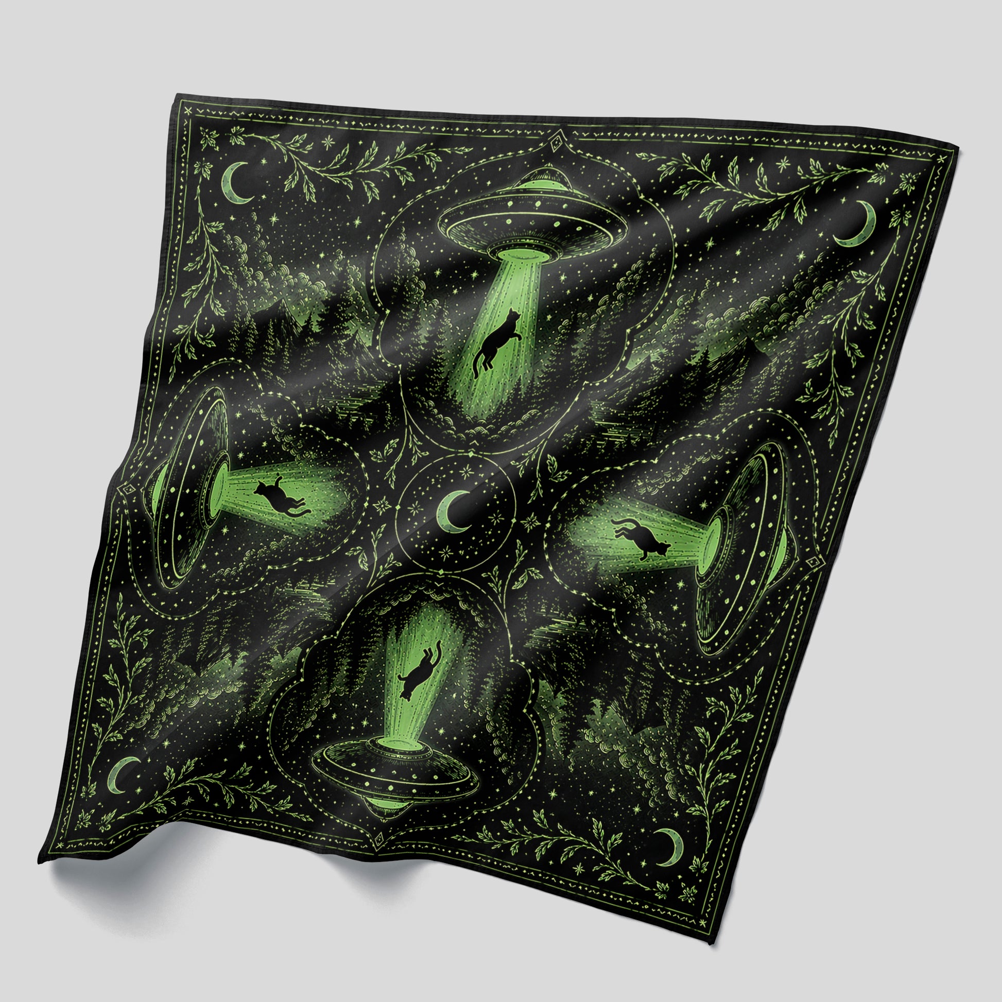 Wholesale Beam Me Up Bandana - Shady Front