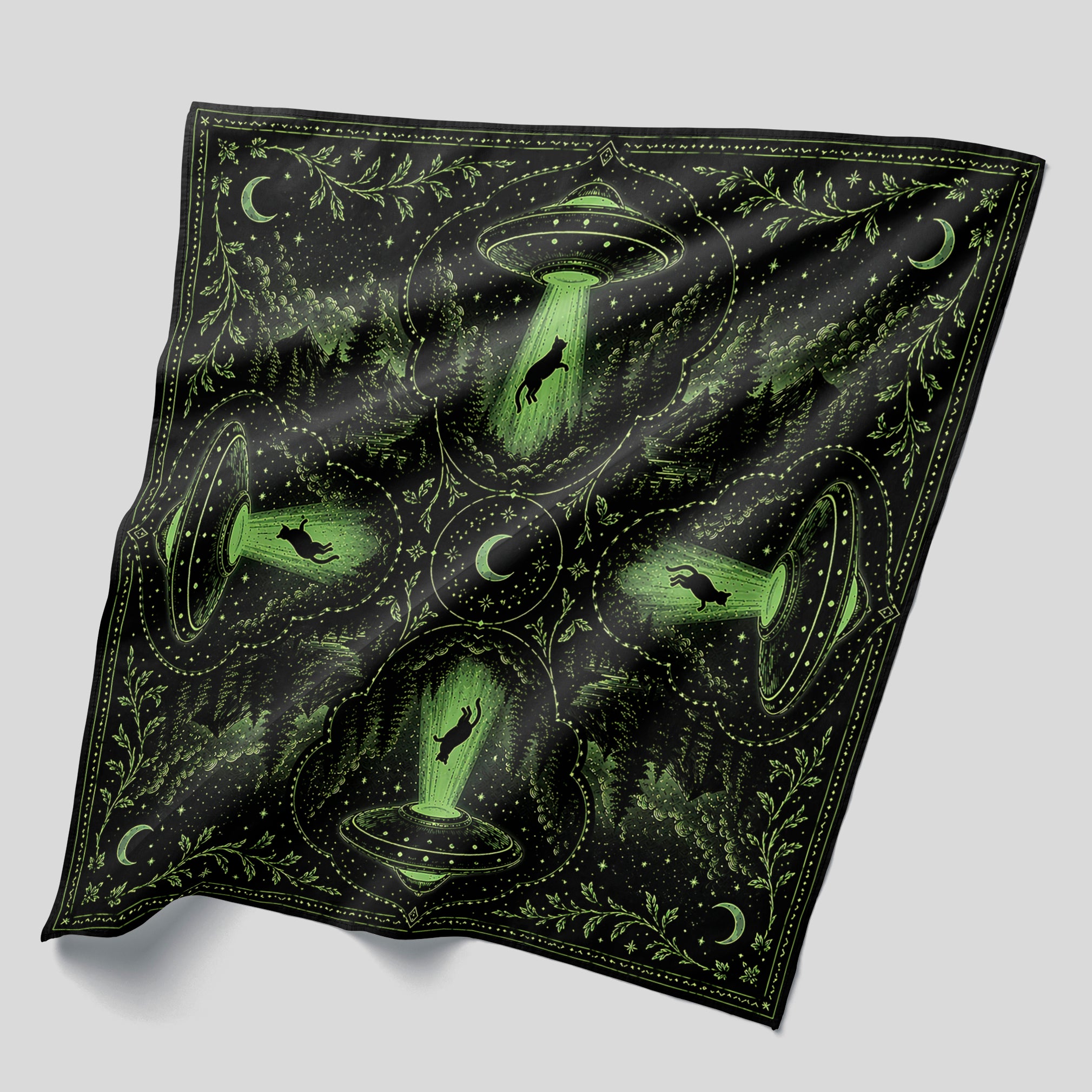 Wholesale Beam Me Up Bandana - Shady Front