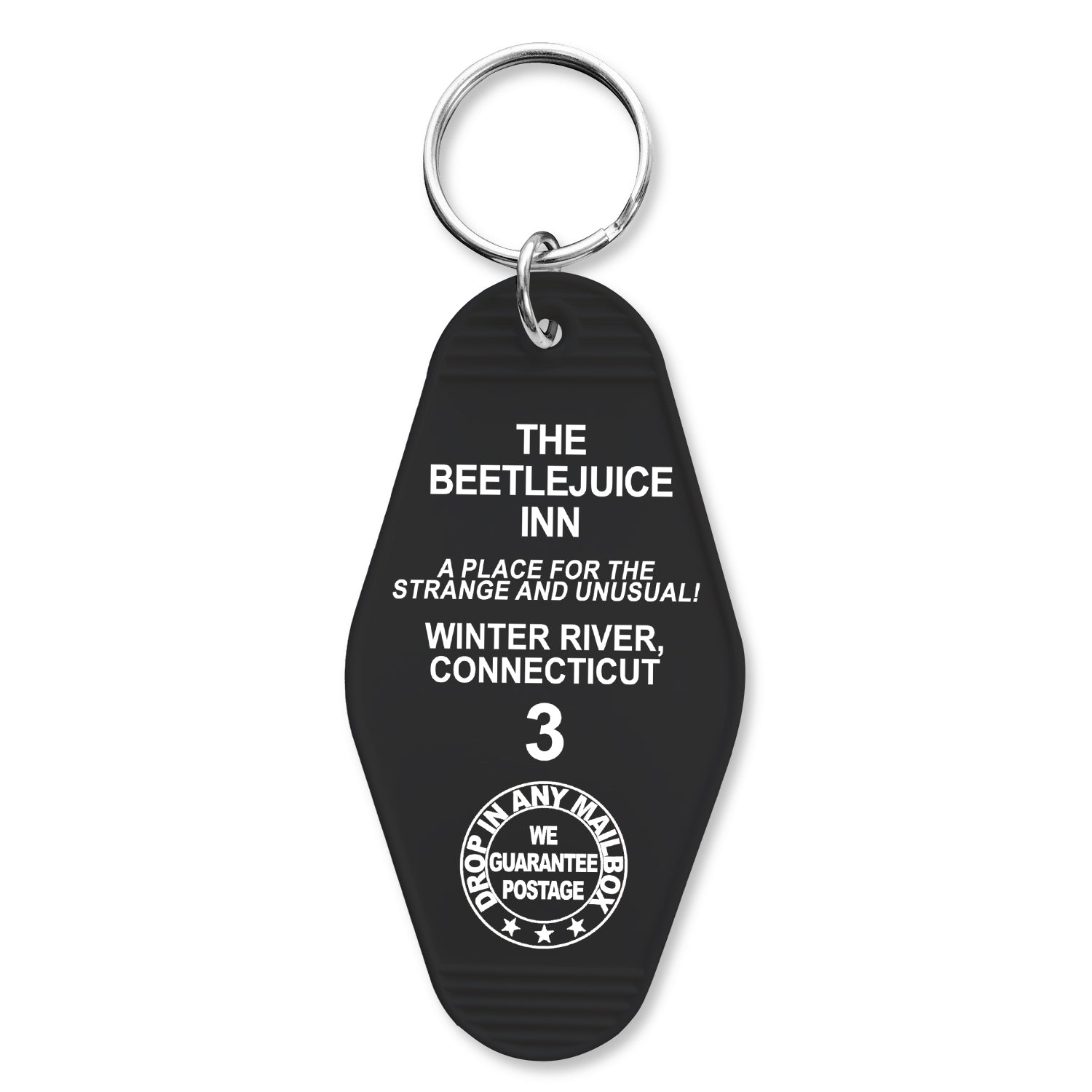 Beetlejuice Inspired Room Keychain - Shady Front