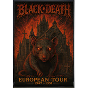 Black Death European Tour Poster Print - Shady Front