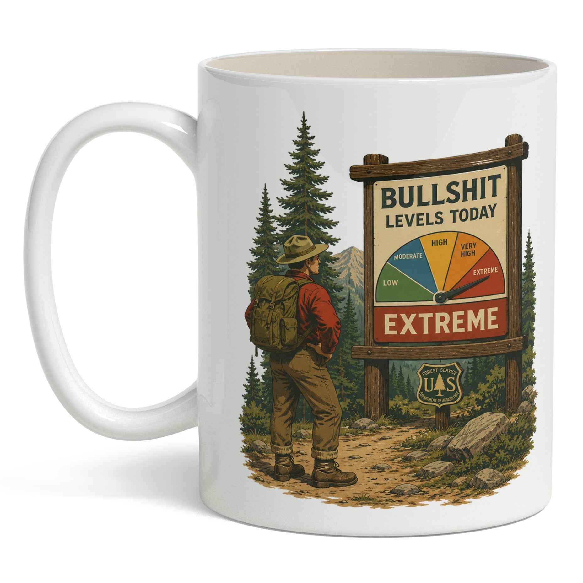Bullsh-t Levels Extreme Mug