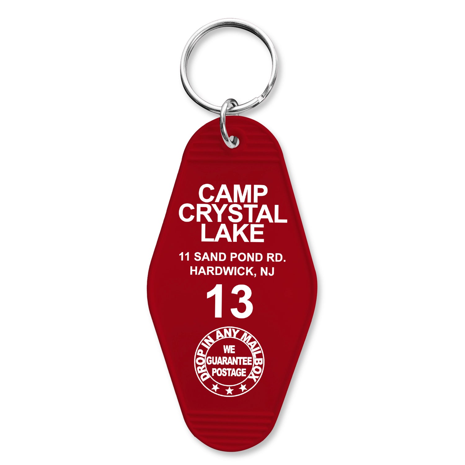 Camp Crystal Lake Room Keychain - Shady Front