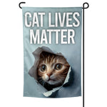 Cat Lives Matter Garden Flag