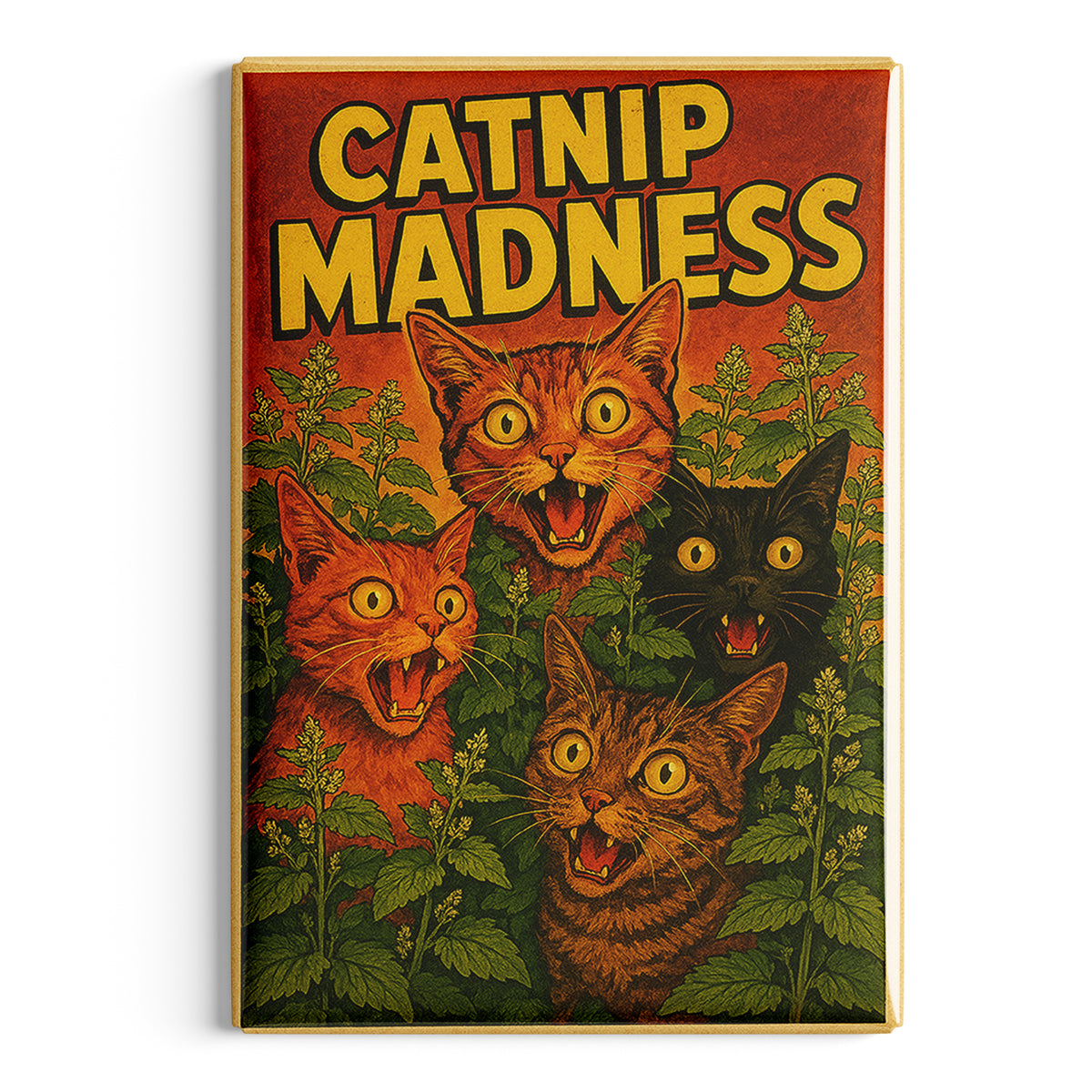 Wholesale Catnip Madness Fridge Magnet - Shady Front