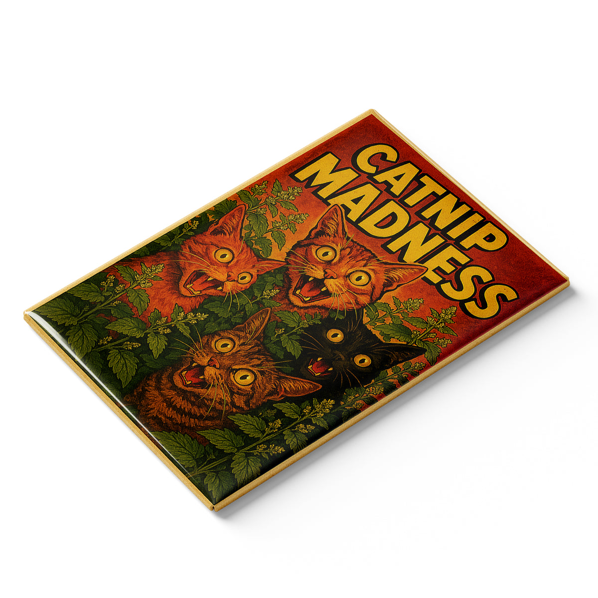 Wholesale Funny Feline Movie Parody Fridge Magnet - Shady Front