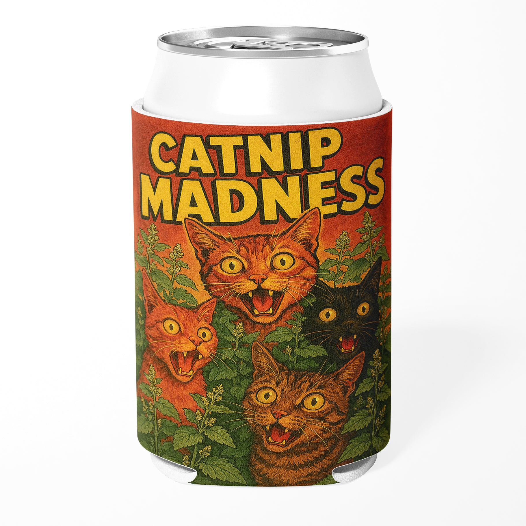 Catnip Madness Can Cooler - Shady Front