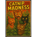 Catnip Madness Poster Print