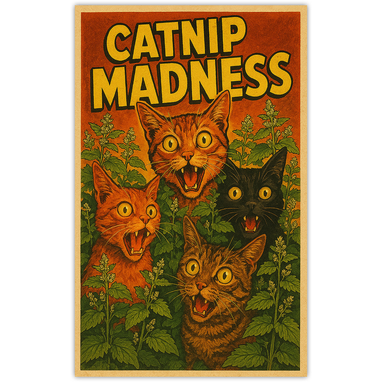 Catnip Madness Sticker